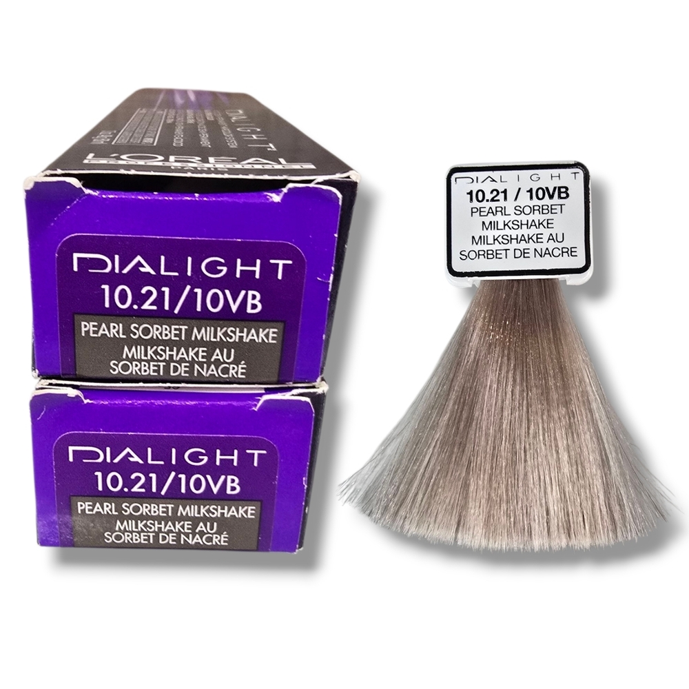 L'Oreal Professionnel DIALight 2x Ammonia-Free 10.21/10VB Pearl Sorbet Milkshake